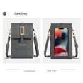 thumbnail image 2 of TUOBARR Women Touchscreen Phone Bags, Mini Leather Mobile Phone Crossbody Bags Shoulder Handbag Wallet With Credit Card Slots, 2 of 2