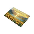thumbnail image 3 of ZFLMY Sunflower Home Environmentally Friendly and Easy to Clean Diatom Mud Bath Mat with Rubber Backing Technology 24x16in, 3 of 5