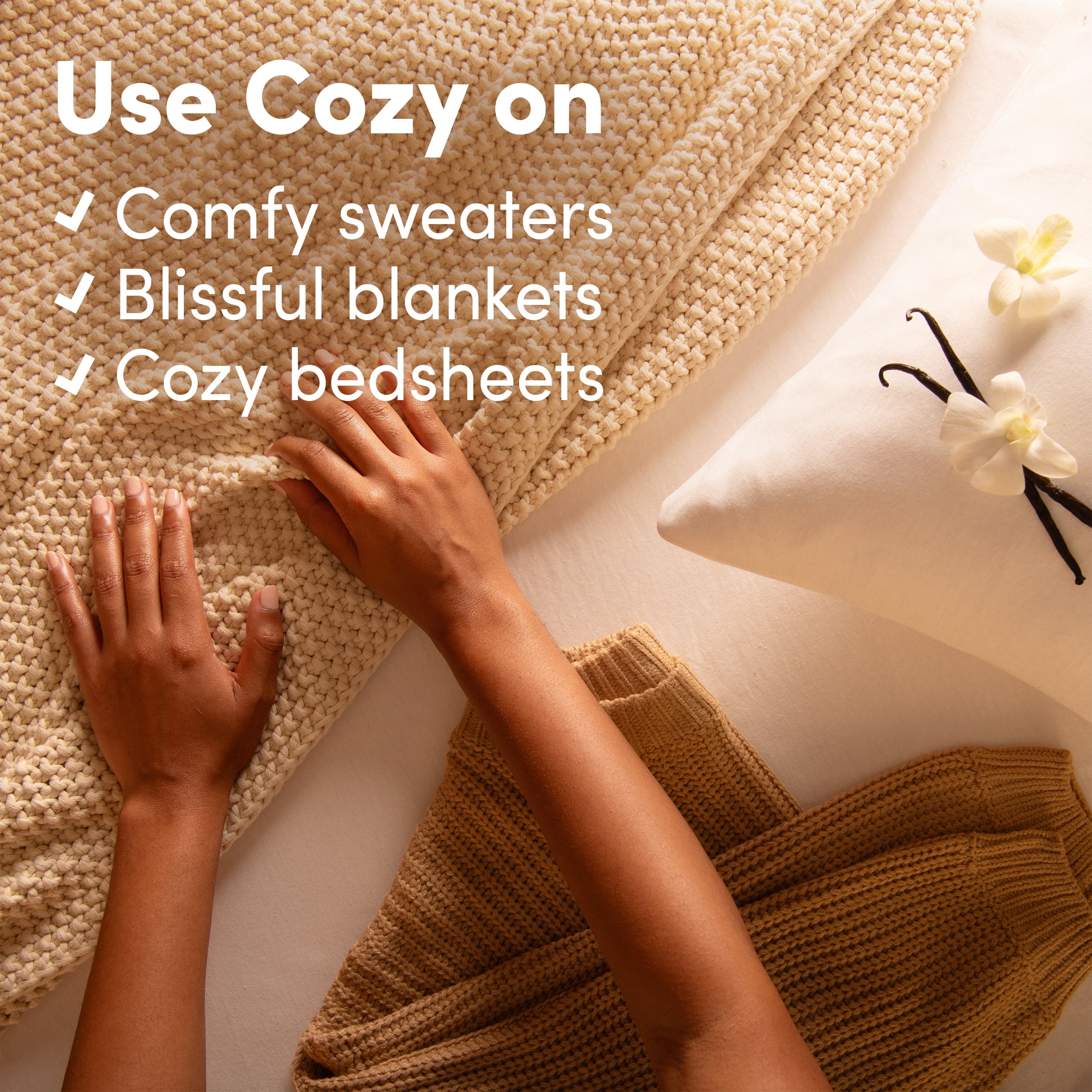 Downy Cozy Collection Liquid Fabric Softener, Vanilla Cashmere Scent, 38 fl oz, 57 Loads