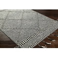 thumbnail image 3 of Hauteloom Alresford Wool Living Room, Bedroom Area Rug - Bohemian, Transitional - Black, Cream - 8'10" x 12', 3 of 10