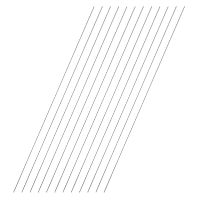12 Pack 304 Stainless Steel Round Rod 1/16" Diameter 12" Length Solid Rod