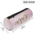 thumbnail image 3 of Customize Save The Date Cylindrical Pencil Bag, Pencil Box Zipper Stationery Bag, Wash Bag, 3 of 4