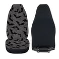 thumbnail image 6 of XYZCANDO Stretchable Front Seat Covers for Cars Truck SUV Sedan, Washable Soft Car Seat Covers 2 pcs Polyester Fabric Bat, 6 of 10