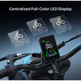 thumbnail image 3 of Electric Bike for Adults, 750W Motor, Up to 28MPH, 15.6Ah Lithium Battery, 20" Tires, 7-Speed, Shock Absorption, Up to 53 Miles Range, NFC, E-Bike for Mountain Trails & Off-Road Riding Age 13+,Gray, 3 of 8