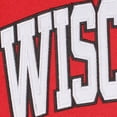 thumbnail image 2 of Women's Stadium Athletic Cardinal Wisconsin Badgers Arched Name Full-Zip Hoodie, 2 of 3