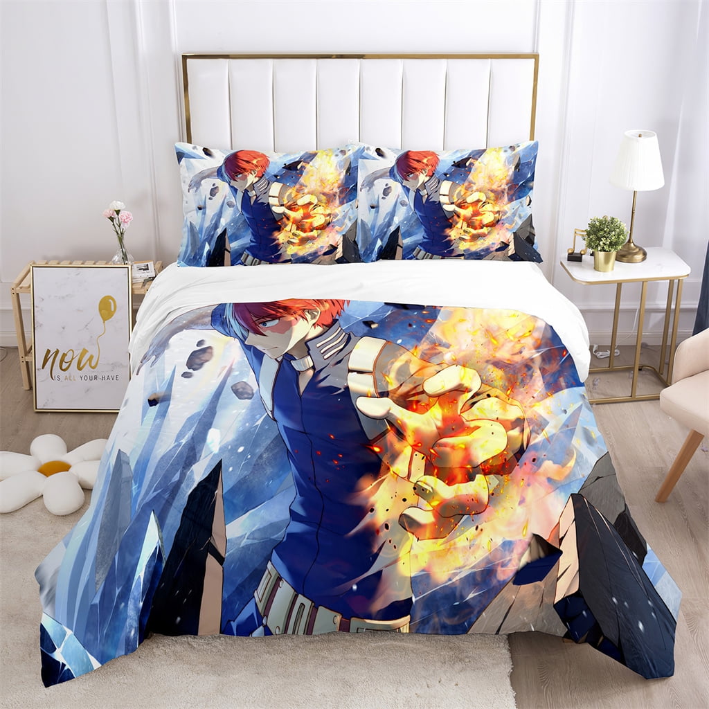 Cool 3PCS My Hero Academia Bedding Bed Set Twin Full Queen King Size