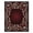 Red, Pattern 1, variant on ODIKA 4'x6' Machine Washable Non-Slip Area Rug, Antique Burgundy High Traffic Rug, Red, 1008426