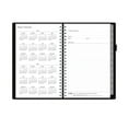 2024 Weekly Monthly Refillable Planner, 5x8, by Blue Sky, Black