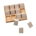 thumbnail image 3 of 12pcs Earring Card Holder with Tray for Jewelry Accessory Display Beige, 3 of 10