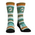 thumbnail image 3 of Unisex Rock Em Socks Miami Dolphins Throwback Three-Pack Crew Sock Set, 3 of 3
