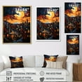 thumbnail image 4 of Designart "Revival of the Harlem Renaissance I" Cityscapes Floater Framed Wall Art Living Room, 4 of 7