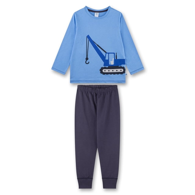 Sanetta pijama de niño - largo, Niños, ropa de dormir, pijamas, algodón Azul 140