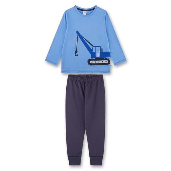 Sanetta pijama de niño - largo, Niños, ropa de dormir, pijamas, algodón Azul 140