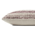 thumbnail image 4 of Chris Loves Julia x Loloi Meg Burgundy/Ivory 13" x 21" Pillow, 4 of 5
