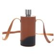 thumbnail image 3 of deevoka Wine Bottle Bag Wine Bottle Tote Outdoor Flagon for Birthday Gift Travel Men 500ml, 3 of 9