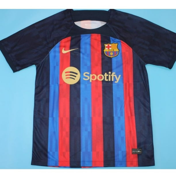 Camiseta De Fútbol De Casa Barcelona Para Hombre Versión Azul Rojo Para 2022-23pangjing