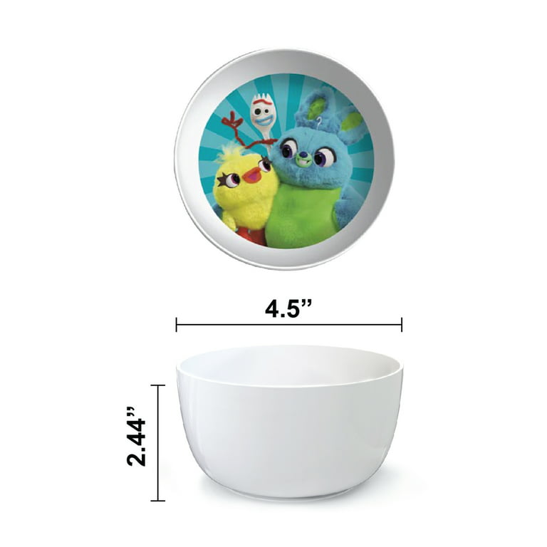 Zak Designs 3 pcs Bluey Kids Dinnerware Set Melamine Plate Bowl Tumbler  Perfect for Kids, Bandit and Chilli 