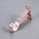 thumbnail image 5 of 2Pcs Thicker Roman Style Curtain Rod Aluminum Alloy Single Bracket Curtain Rod Drapery Pole (Rose Gold), 5 of 5