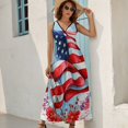 thumbnail image 2 of 4th of July King Size Sleeveless Dress Dresses Summer Women Dresses Clothing Woman Dresses Dress, 2 of 7