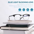 thumbnail image 2 of Gafas Pro Acme Semi Sin Montura Negras con Protección de Luz Azul, 2 of 5