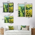 thumbnail image 4 of Designart "Majestic Mountain Forest Green Valley Vision VII" Meadow Framed Wall Art Set Of 2 - Traditional Green Gallery Wall Frame Set For Home Decor, 4 of 6