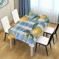 thumbnail image 4 of Yayeee Tablecloths 60" x 120" Rectangle Wrinkle Resistant Party Table Cover, Retro Lemon Leaves, 4 of 8