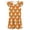 R37 Orange, variant on Ruiwill Toddler Girls Halloween Dress Size 3-4 Years Pumpkin Ghost Print Cap Sleeve Crew Neck Nightgown Dress Winter Girls Outfit Black