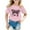 Pink, variant on Girls Summer Shirts Size 14-16 Casual Trendy Tractor Printing Crewneck Soft Stretch Shirt Birthday Girls T-Shirt Girls Party Tee Tops