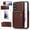 Brown, variant on Dteck Back Wallet Phone Case for Samsung Galaxy S22 2022 with ID & Credit Card Holder Slots Pockets Wallet Back Cover Stand Flip Folio Leather Cell Cases Women Men, Darkblue