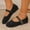 Black, variant on YOUYEDIAN Mary Jane Shoes Women Fall Versatile Round Toe Comfortable Slip On Flats Fashion Soft Casual Dress Shoes
