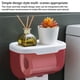 thumbnail image 5 of Matsuzay Caja de pañuelos de baño montada en la pared, servilletas de papel higiénico de almacenamiento resistente, toallero facial para el Juegos de accesorios de baño Rosado, 5 of 6