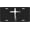 A-12, variant on Vanity Plate Cover, Black Cross Style Novelty Car Tag, Aluminum Metal, 4-Hole, 6 x 12 Inch, Fade-Resistant