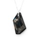 thumbnail image 2 of Juego de aretes y cadena con dije corte DeArt ZVEZDA plata mexicana ley .925 Gris Medianoche, 2 of 4
