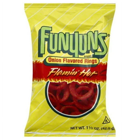 Frito Lay Funyuns Onion Flavored Rings, 1.5 oz