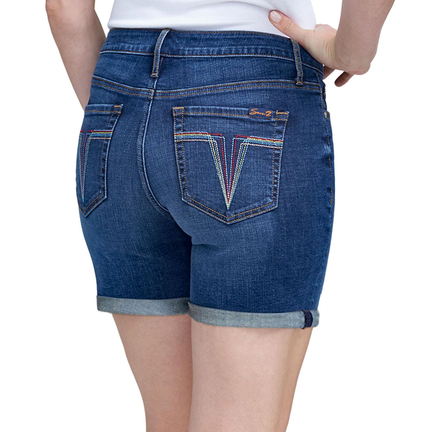 walmart womens blue jean shorts