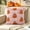 Pink, variant on Halloween Ghost Pumpkin Pillow Covers 18x18 inch 1pc,Pink Tufted Fuzzy Cozy Knit Cute Spooky Pattern Soft Plush Accent Throw Pillow Cases,Sofa Cushion Cover Festive Decor for Couch Chair Bed
