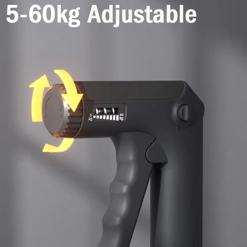 Professional 5-60kg Adjustable Hand Grip Strengthener Hand Grip Trainer With Counter Wrist Forearm And Hand Exerciser For Muscle Building