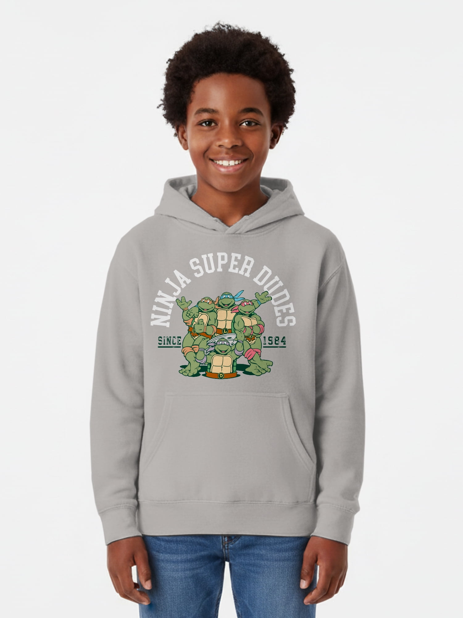 Teenage Mutant Ninja Turtles Kids Graphic Fleece Hoodie, Ninja Superdudes, Sizes 4-18