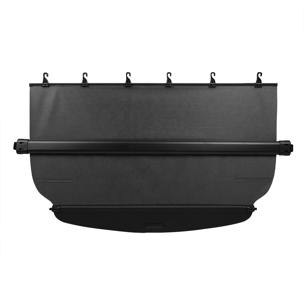 cciyu 2007 2008 2009 2010 2011 Fit for Honda CR-V 2.4L Retractable Rear Storage Cargo Cover Luggage Security Shield Shade Carbon Fiber Texture