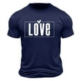 thumbnail image 5 of COSFO Cotton Mens Shirts Casual Stylish Crewneck Funny Valentine's Day Short Sleeve Tops Pullover Vacation Loose Fit Graphic Tees, 5 of 5