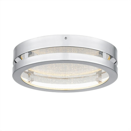 

Quoizel Qfl5634 13 Wide Led Flush Mount Ceiling Fixture - Chrome