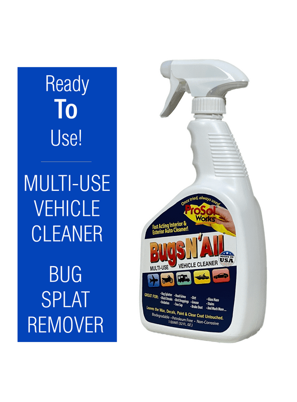 Bug and Tar Remover in Car Wash