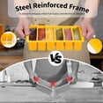 thumbnail image 3 of 2-Pack Silicone Freezer Trays with Lid, 2 Large 2-Cup(500Ml) & 6 Small 1/2-Cup(1, 3 of 10