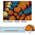 thumbnail image 2 of Basketball Non-Slip Polyester Door Mat Floor Mats Bath Rugs Machine Washable, 2 of 6