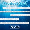 thumbnail image 4 of Cinta Medición Peces 72 Pulgadas Impermeable Etiqueta la Regla los Pescados Etiqueta Engomada Etiqueta Autoadhesiva Clara Regla los Pescados para la Pesca del, 4 of 7