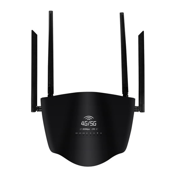 Módem de 3 puertos Router WiFi de 300 Mbps con 4 antenas Red portátil Plug and Play