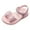 A-Pink221, variant on JAJAHO Girls Sandals Lightweight Breathable Open Toe Buckle Flats For Kids Ages 4-13 Comfortable Summer Spring Footwear Stylish Shoes