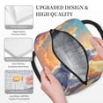 thumbnail image 3 of Salouo Sunshine Colorful Cloud Rabbit for Insulated Lunch Bag for Women/Men - Leakproof Cooler Tote Bag Organizer - Reusable Lunch Box for Office Picnic Hiking Beach-One Size, 3 of 6