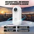 thumbnail image 4 of Treklon POV Camera, Thesnap Mini Cam, PO V Pro 4k Body Action Camera, 360° Rotation Portable Wearable Action Cam, for Cycling,Pet Walking and Outdoors Activities (Black1080P), 4 of 7