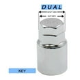 Geelife Lug Nut Wheel Locks M12x1.75 Open End Bulge Acorn Locking Lugs F150 Expedition